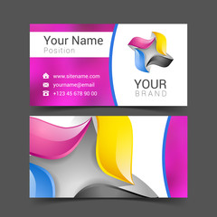 business card creative design template Corporate Identity logo