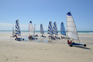 char à voile à  Audierne