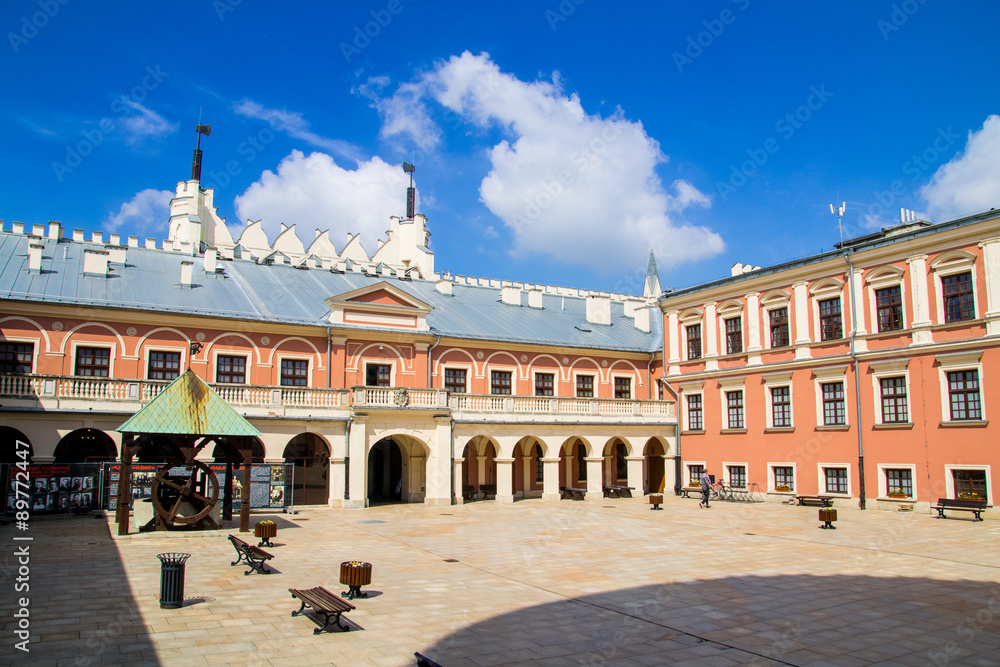 Old Architecture of Lublin City, Poland - obrazy, fototapety, plakaty 