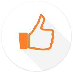Aufkleber - like flat design modern icon