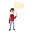 © lineartestpilot - cartoon waving man with speech bubble