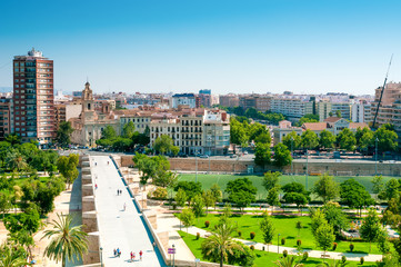  Park Turia in Valencia, Spain. 