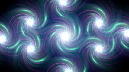 Wall Mural - The circle shape of twirl ring lens flares with dark background