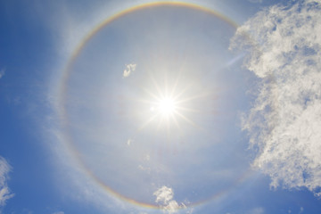 Wall Mural - sun halo