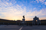 Fototapeta Paryż - Commerce Square in Lisbon