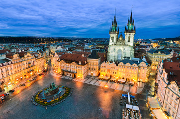 Wall Mural - Old Town Square in Prague, Czech Republic