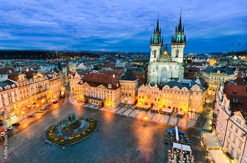 Photo Old Town Square in Prague, Czech Republic