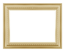 Picture Frame Gold Wood Frame