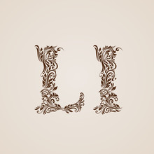 Decorated Letter L