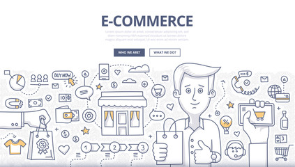 E-comerce Doodle Concept