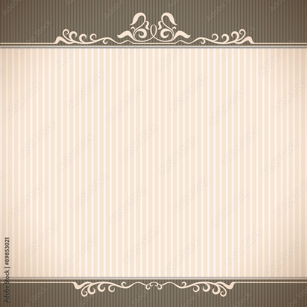 Banner, border, frame, greeting card, wedding card, invitation card ...