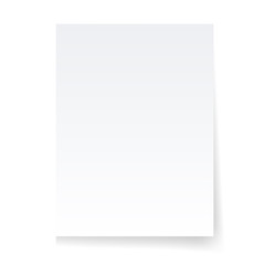 Wall Mural - the curved sheet of paper