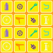Seamless background with bicycle icons for your design