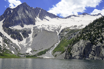 Wall Mural - Colorado 14er Snowmass Mountain in the Elk Range, Rocky Mountains, Colorado