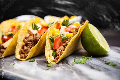 Delicious tacos Canvas Print