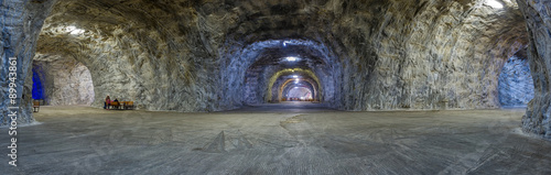 Fotomural Panorama inside Salt mine Targu Ocna