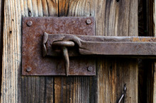 Old Iron Bolt Wooden Doors