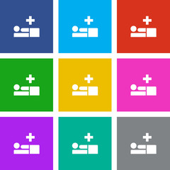 Sticker - App Icon Metro Style - 9 Colors