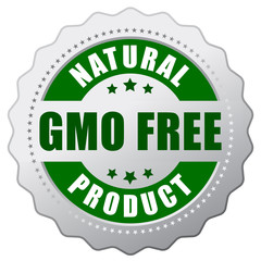 Wall Mural - Gmo free product icon