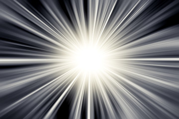 abstract background of motion blurred with ligth in middle