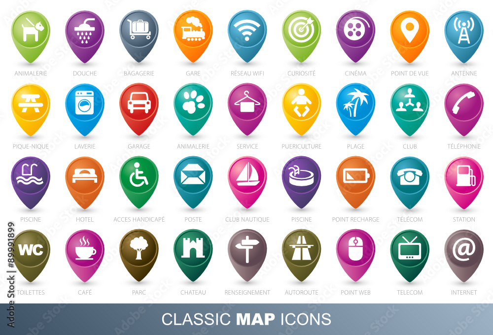 Iconogrammes Icônes et pictogrammes Stock Vector | Adobe Stock