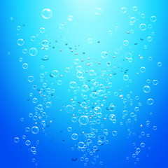 Wall Mural - Water Bubbles Background