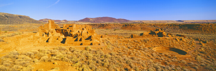 Wall Mural - Ruins of 900 year old Hopi village, Wupatki National Monument, Arizona