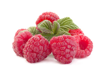 Raspberry fruit closeup