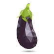 Vector illustration of an eggplant