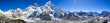 Mount Everest panorama
