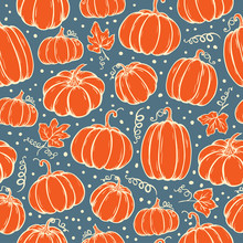 Pattern Of Pumpkins