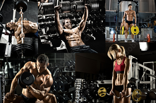 Fototapeta na wymiar bodybuilding