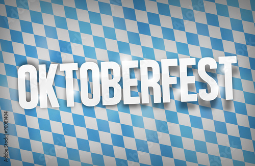 Bavaria Oktoberfest Flag Nice Font