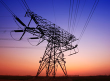 The Evening Of The Pylon Outline, Is Very Beautiful