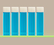 © Carlos Yudica - Bottles of mouthwash on a shelf