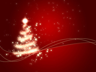 Sticker - Christmas background