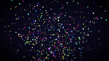 explosion of confetti