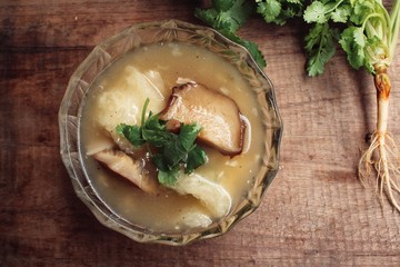 Canvas Print - Chinese soup or fish maw soup