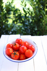 Wall Mural - Tomatoes in bowl