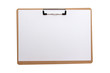 © janews094 - wooden clipboard and white drawing paper with isolated