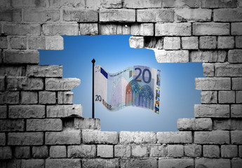 Wall Mural - Euro concept