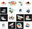 © antishock - Set of various universal geometric layouts