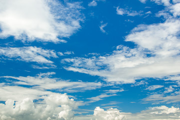 Blue sky with cloud