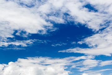 Blue sky with cloud