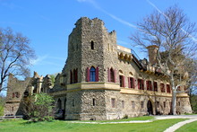 fake ruin of medieval castle, Lednice, Czech republic