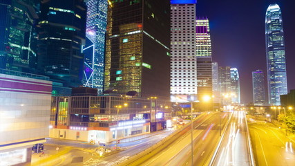 Poster - Hyperlapse video of busy traffic in a city