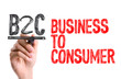 © gustavofrazao - Hand with marker writing the word Business to Consumer