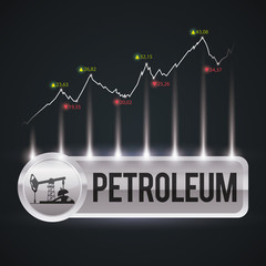 Wall Mural - Petroleum industry design.