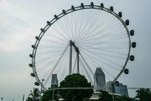 Singapore,Oct 18th,2014:View  Central Business Buildings And Landmarks Of Singapore.