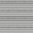 © krolja - Hand drawn geometric monochrome hipster line seamless pattern